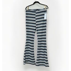 NWT Stitch & Pine Bell Bottom Flare Pants Women's Large Stretch Boho Hippie